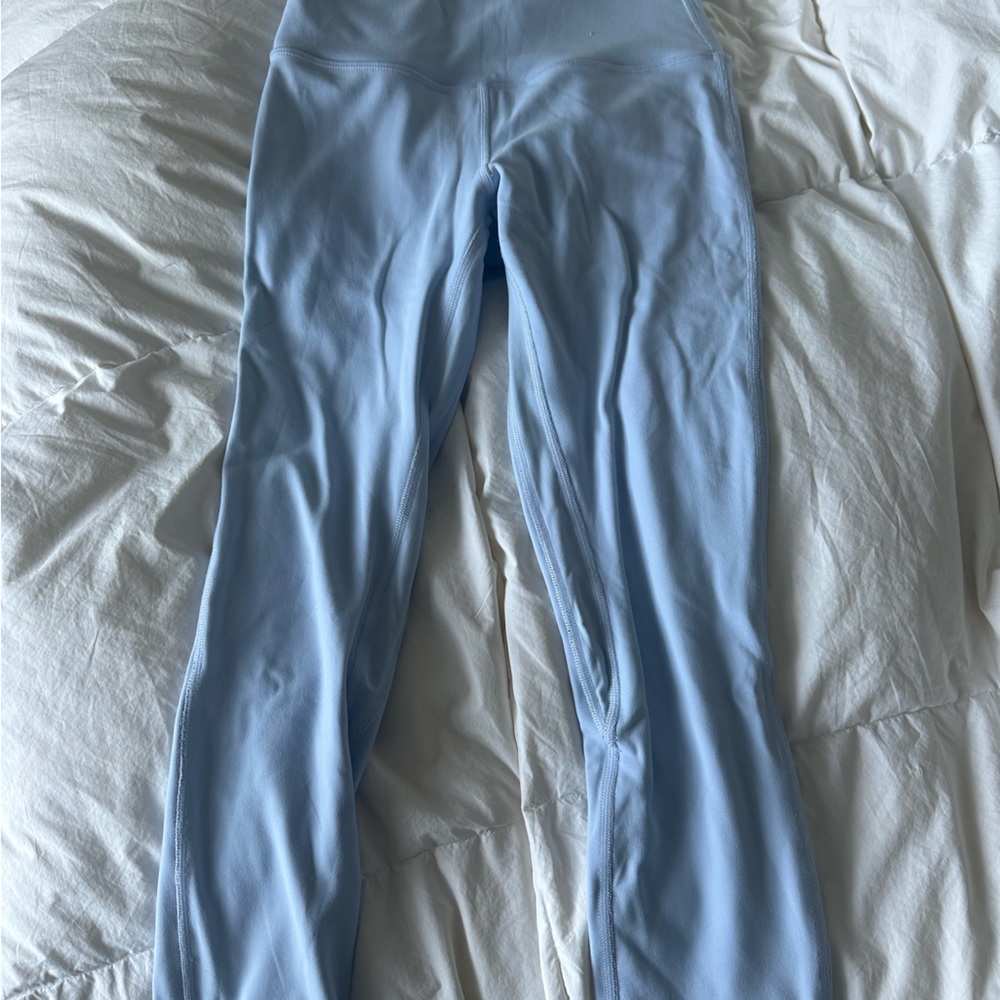 align light blue lulu leggings
